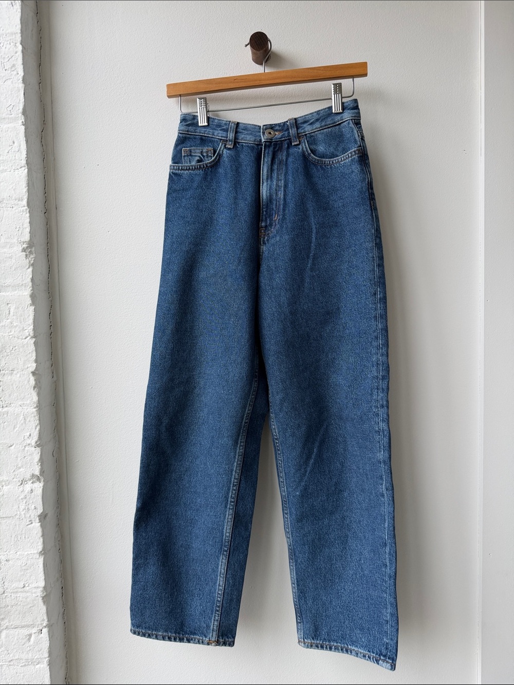 COS Dark Blue Straight-Leg Jeans